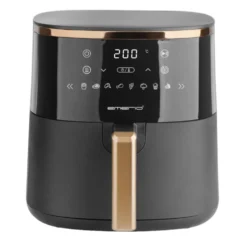 Friteuse sans huile à air chaud 4,2L écran tactile noir et doré 1400W