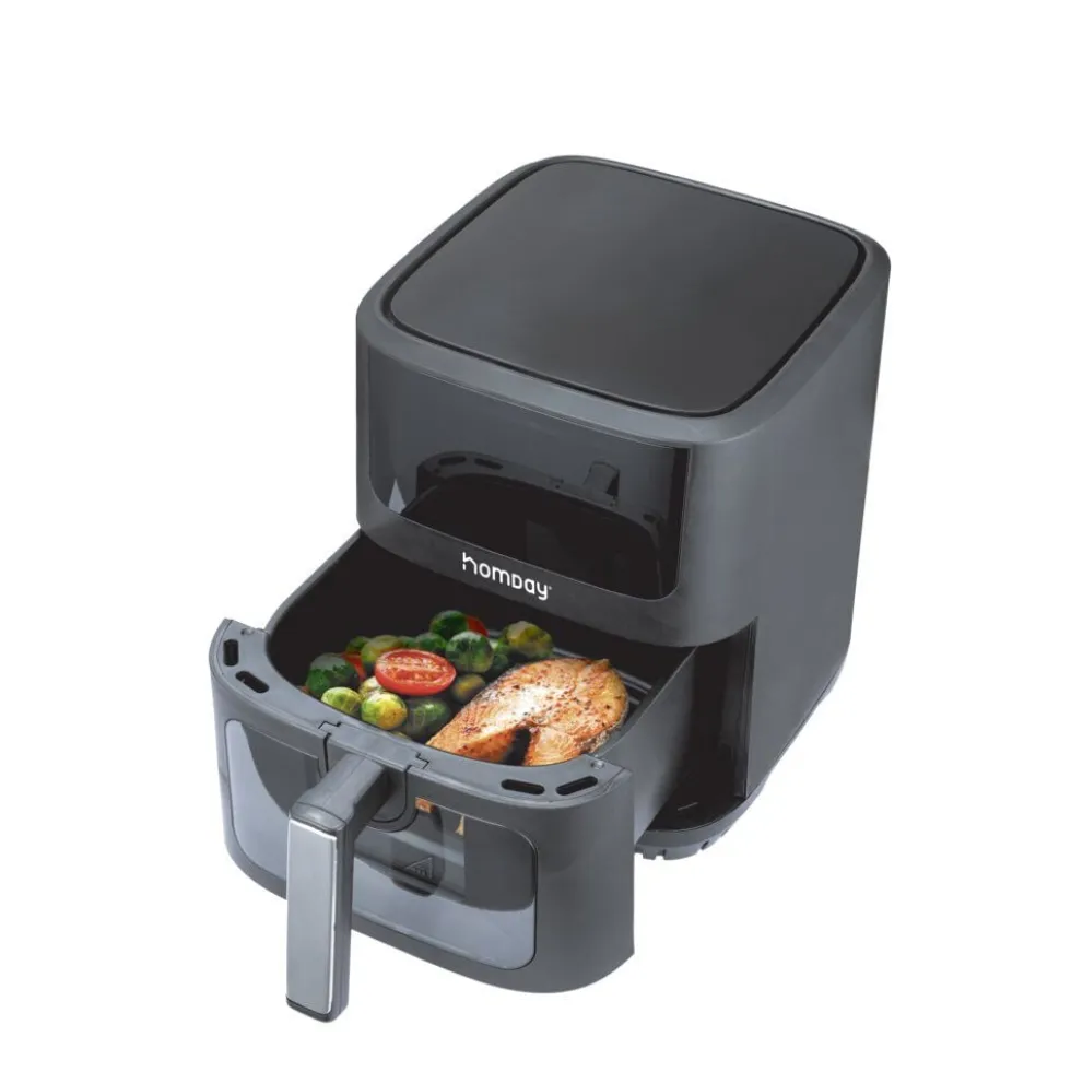 Friteuse sans huile 6,5L multifonction avec vitre L28xP39xH34cm