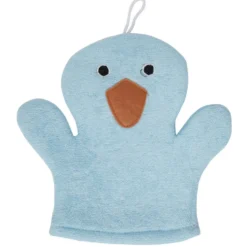 Gant de douche exfoliant enfant canard