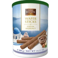 Gaufrettes roulées à la crème de noisette - 400g