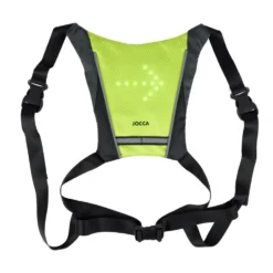 Gilet signalétique LED vert et noir