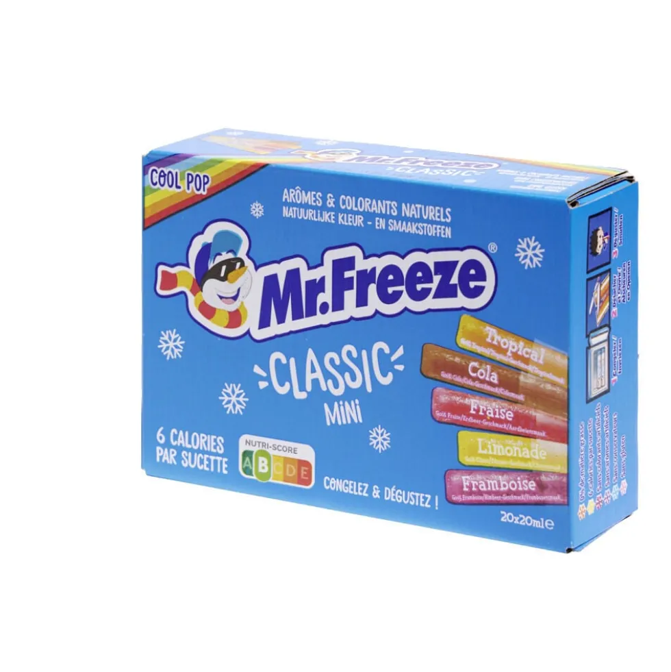 Glace à l'eau à congeler Mr.Freeze Cool Pop classique 20x20ml