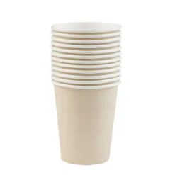 Gobelet blanc lin en carton 25 cl x12