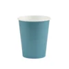 Gobelet bleu canard en carton 25 cl x12