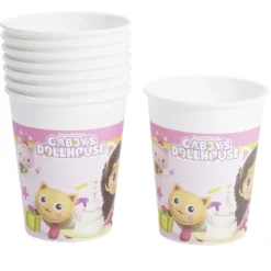 Gobelet carton x8 Gabby's Dollhouse 20cl