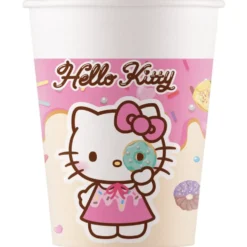 Gobelet carton x8 Hello Kitty 20cl