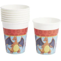 Gobelet carton x8 Pokémon 20cl