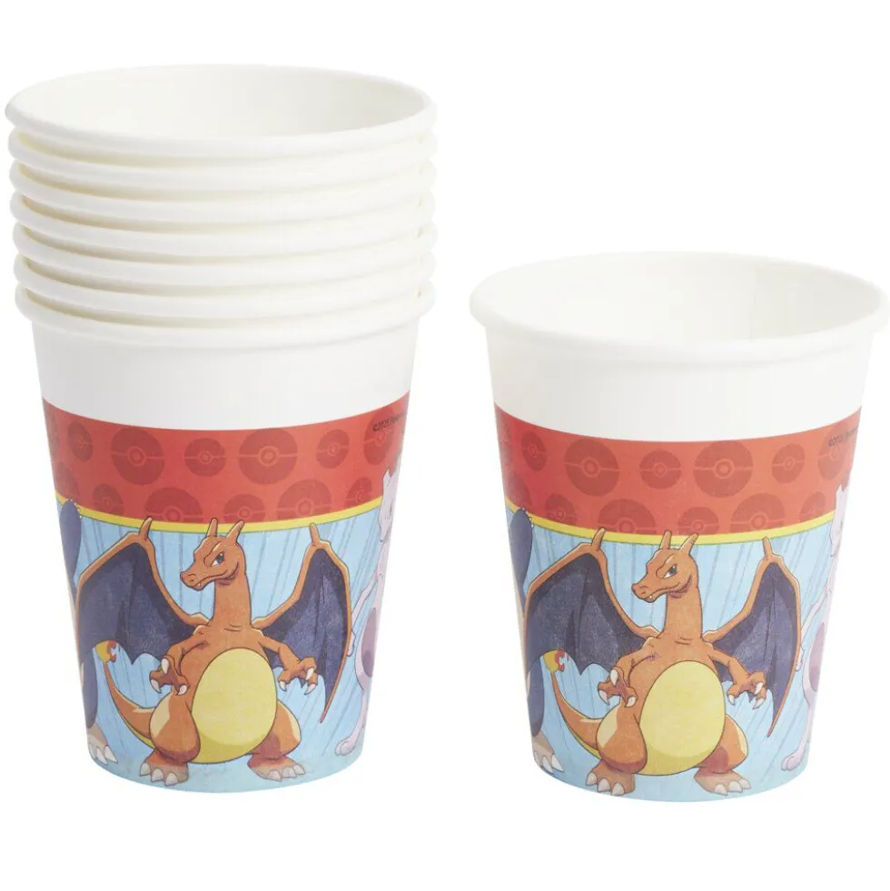 Gobelet carton x8 Pokémon 20cl