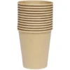 Gobelet en carton kraft marron 24 cl x12