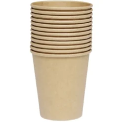 Gobelet en carton kraft marron 24 cl x12