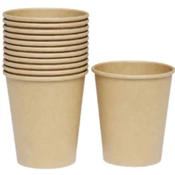 Gobelet en carton kraft marron 24 cl x12