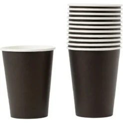 Gobelet en carton noir 36 cl x12