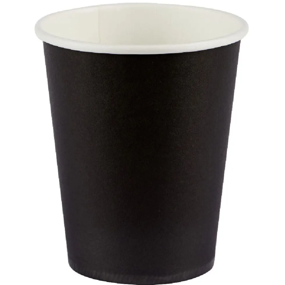 Gobelet en carton noir et blanc 25 cl x12
