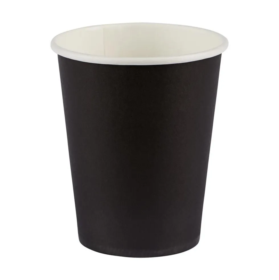 Gobelet en carton noir et blanc 25 cl x12