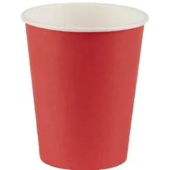 Gobelet en carton rouge et blanc 25 cl x12