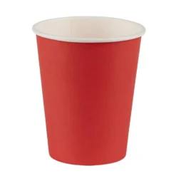 Gobelet en carton rouge et blanc 21 cl x50