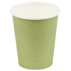 Gobelet en carton vert olive 25cl x12