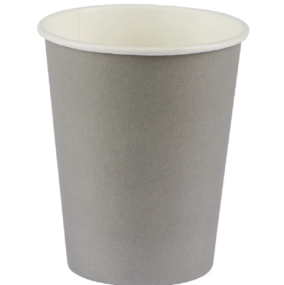 Gobelet gris clair en carton 25 cl x12