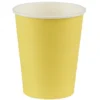 Gobelet jaune en carton 25 cl x12