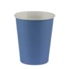 Gobelet jetable en carton bleu x12