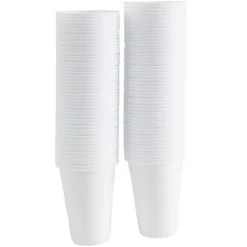 Gobelet plastique x100 blanc 200ml