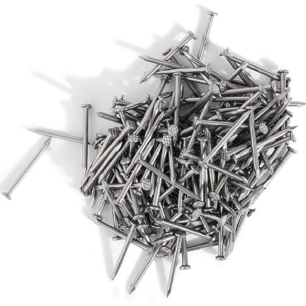 50g pointes tête homme acier brut - 1,5x25 mm
