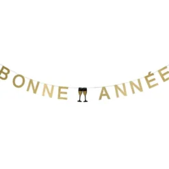 Guirlande Bonne Année dorée
