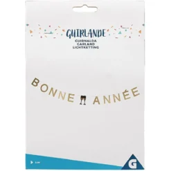 Guirlande Bonne Année dorée
