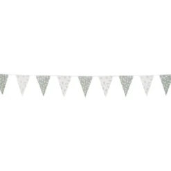 Guirlande fanion motif végétal thème nature 4m