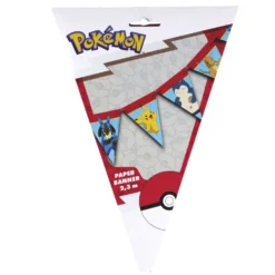 Guirlande fanion Pokémon papier 2,3m