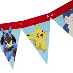 Guirlande fanion Pokémon papier 2,3m