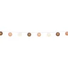 Guirlande lumineuse 10 boules beige marron orange L165cm