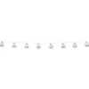 Guirlande lumineuse 10 diamants métal noir 165cm