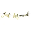 Guirlande mariage Just Married doré 1,5m