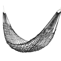 Hamac filet à suspendre Chypre 1 personne polycoton L275xl100cm