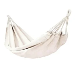 Hamac à suspendre 1 place Madere beige 100x200cm