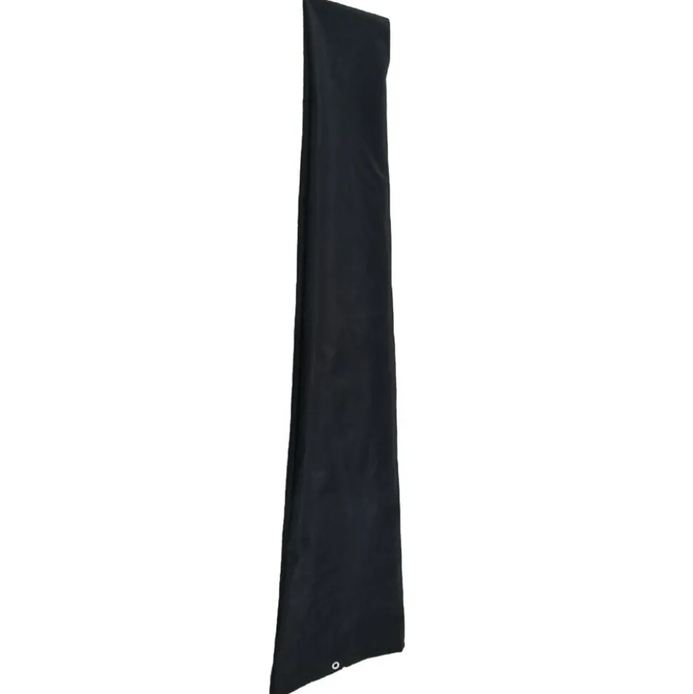 Housse de parasol Oxford tissu déperlant gris Ø45xH183cm