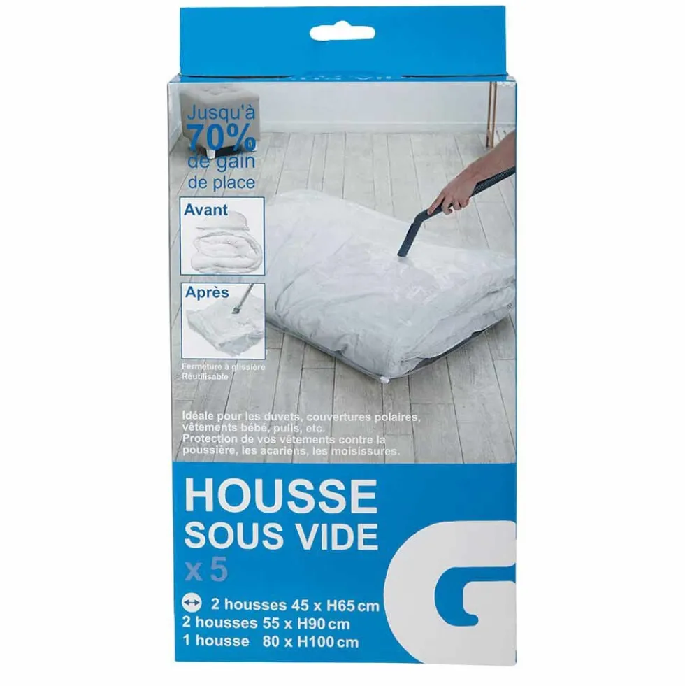 Housse de rangement vide air x5