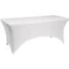 Housse de table déperlante blanc