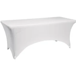 Housse de table déperlante blanc