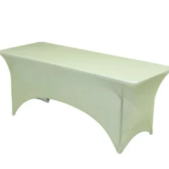 Housse de table Fiesta extensible tissu vert 180x74xH76cm