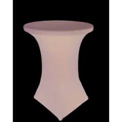 Housse de table haute ronde Fiesta Ø80xH110cm noir