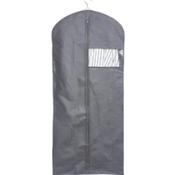 Housse pour vêtement 60x135 cm gris