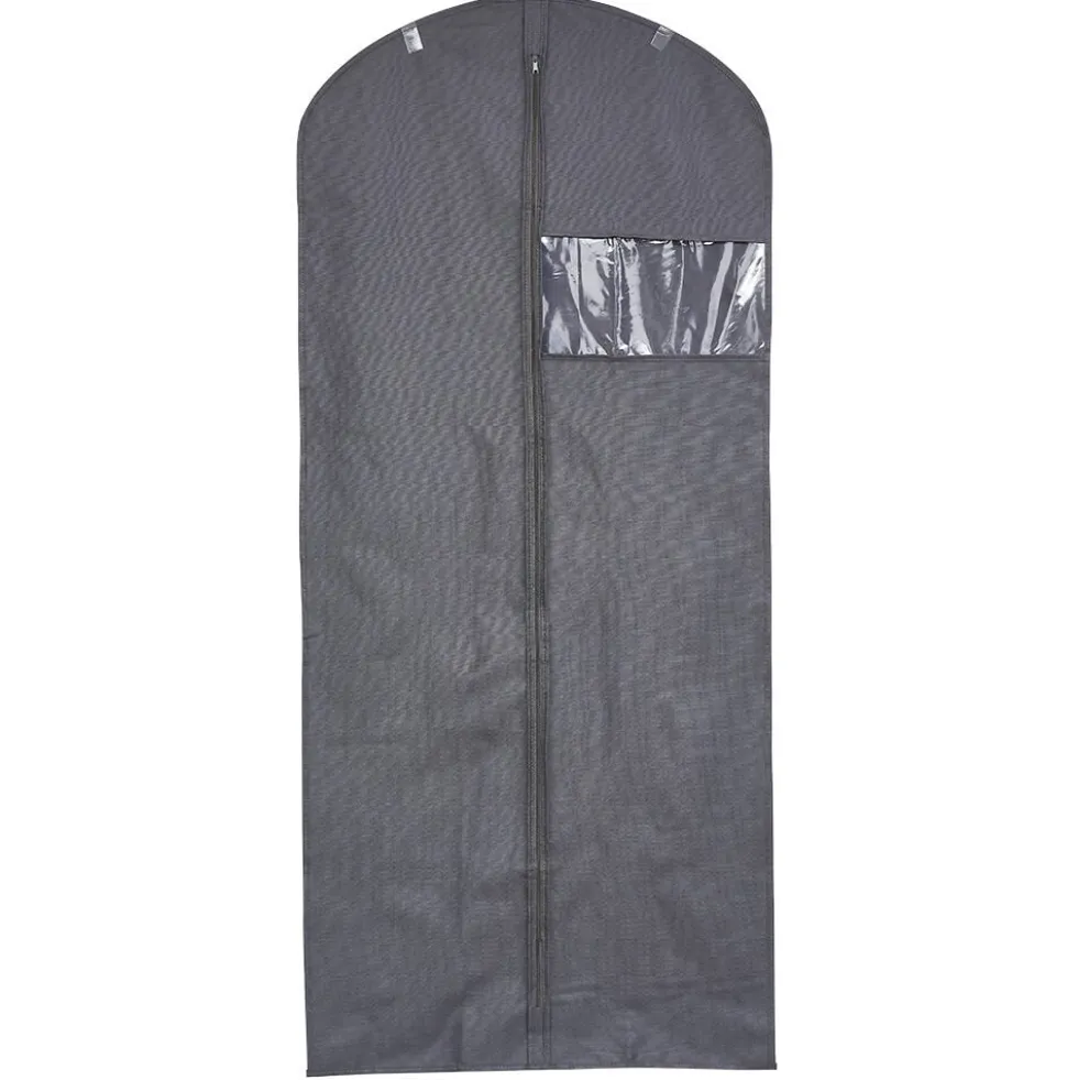 Housse pour vêtement 60x135 cm gris