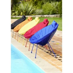 Housse ronde pour fauteuil Urban bleue Ø85cm