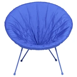 Housse ronde pour fauteuil Urban bleue Ø85cm
