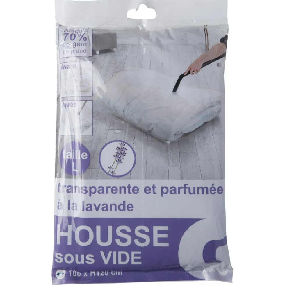 Housse sous vide parfumée à la lavande