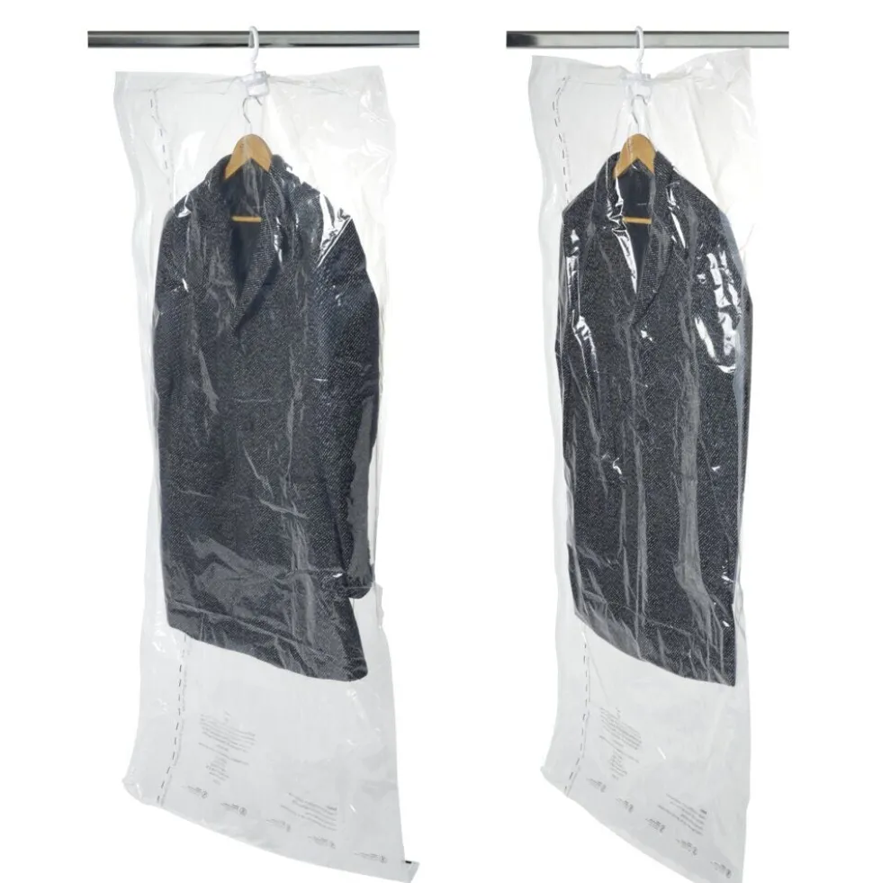 Housse vide air à suspendre 70x105cm x3 et 70x150cm x1 avec cintre intégré