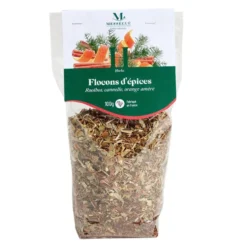 Infusion Rooïbos flocons d'épices Mességué orange cannelle sachet vrac 100gr