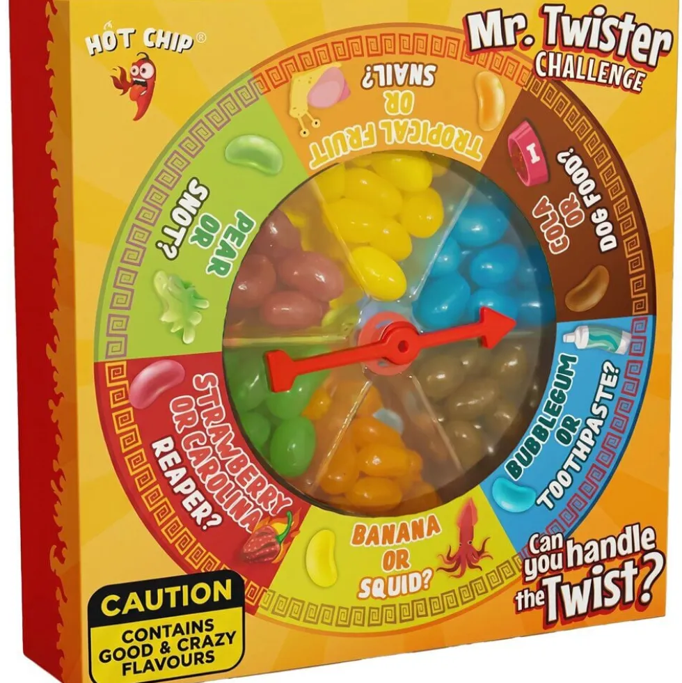 Jeu aliment Mr Twister Hot Chip Challenge bonbons 120gr
